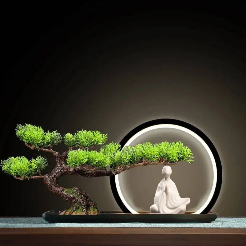 Luminous LED Artificial Bonsai Tree – Smart Interior Landscape & Living Room Decor - GiftWave.co
