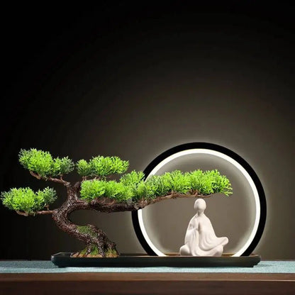 Luminous LED Artificial Bonsai Tree – Smart Interior Landscape & Living Room Decor - GiftWave.co
