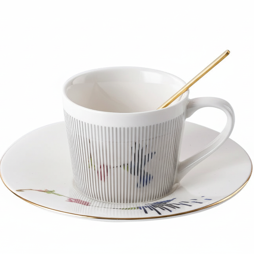 Luycho Anamorphic Mirror Reflection Cup | Locomotion Series Coffee & Tea Set