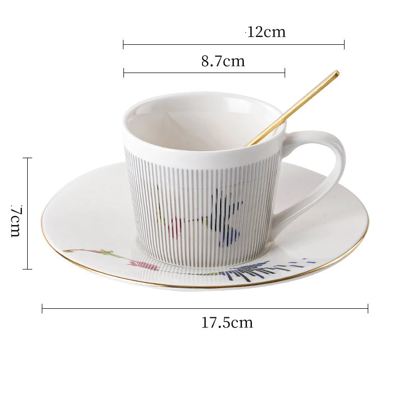 Luycho Anamorphic Mirror Reflection Cup | Locomotion Series Coffee & Tea Set