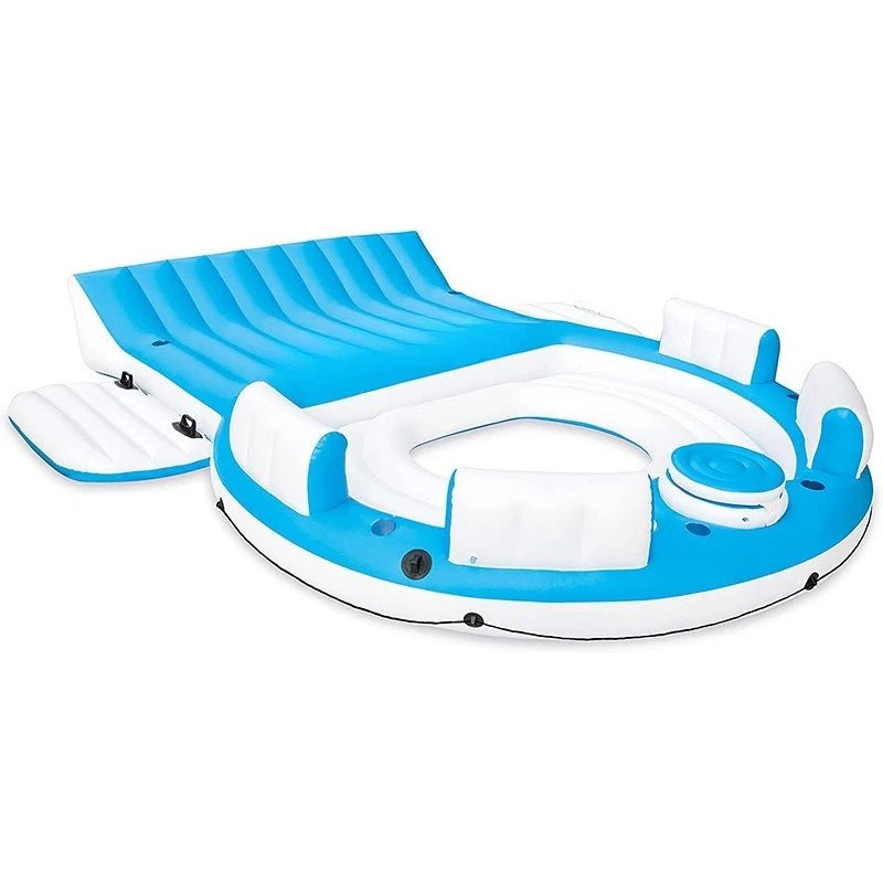 AzureOasis: 6-Person Floating Party Island - The Ultimate 2026 Water Ret... — View 6