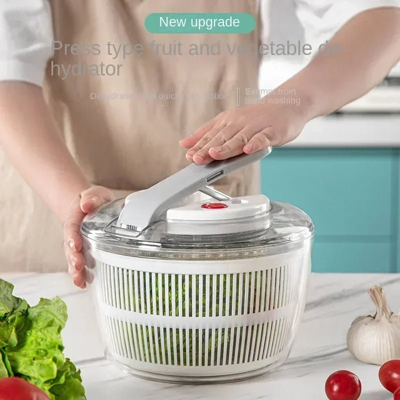 3L Multifunctional Salad Spinner – The All-in-One Freshness Station — View 3