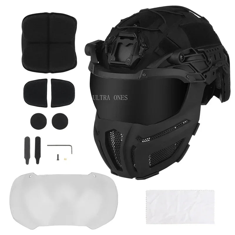 IronStrike FAST Tactical Helmet | High-Impact Airsoft & Wargame Headgear — View 4