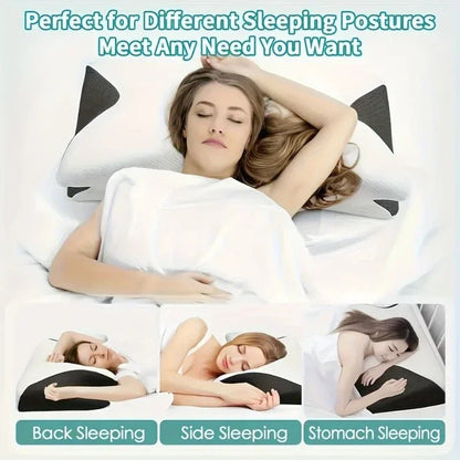 Butterfly Memory Foam Neck Pillow – Comfort & Massage Support — View 6