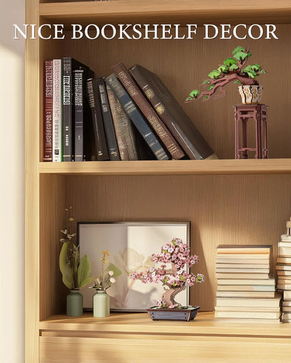 Rolife™ Eternal Bonsai Series | 3D Wooden Sakura & Evergreen Pine Puzzle Kit