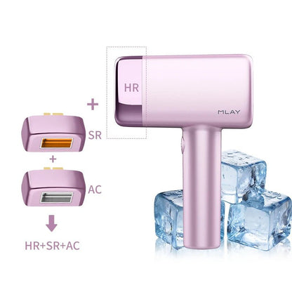 MLAY T14 IPL Hair Removal Device 0.5s Flash Replaceable Lamp Ice Cooling Permanent Epilator Men Women - GiftWave.co