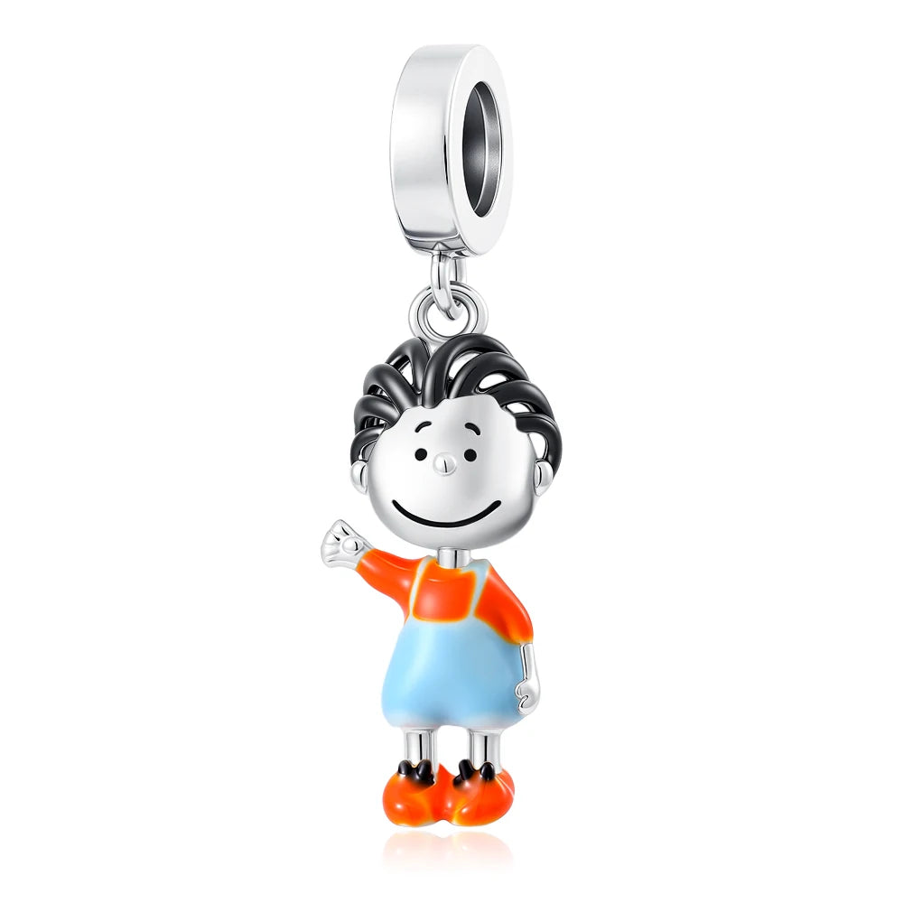 Miniso x Peanuts™ 925 Sterling Silver Snoopy Charm | Popcorn & Watermelon Edition
