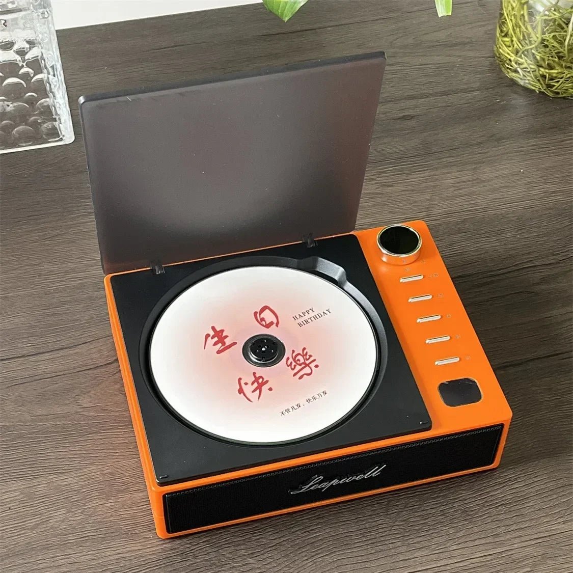 Portable CD Player Walkman Bluetooth 5.0 LCD Screen Built - In Speaker Anti - Skip USB - C Rechargeable Gift - GiftWave.co