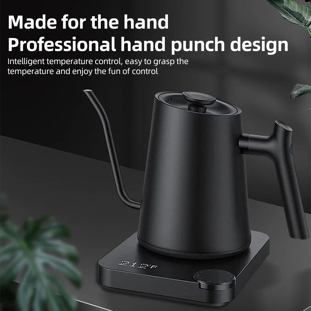 Gooseneck Electric Temperature Control Stainless Steel Kettle 0.9L — View 5