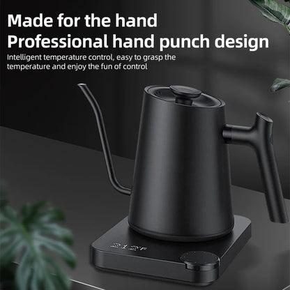Gooseneck Electric Temperature Control Stainless Steel Kettle 0.9L — View 5
