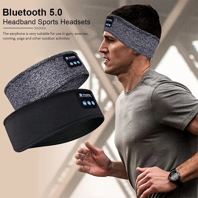 Bluetooth Sleep Headband Wireless Sports Earphones Eye Mask with Built-i... — View 4