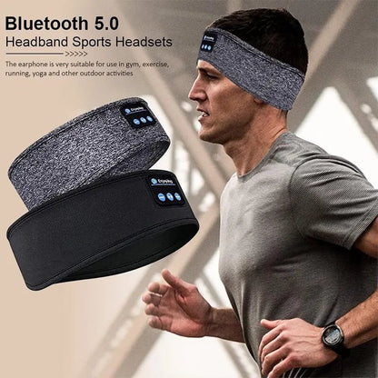 Bluetooth Sleep Headband Wireless Sports Earphones Eye Mask with Built-i... — View 4