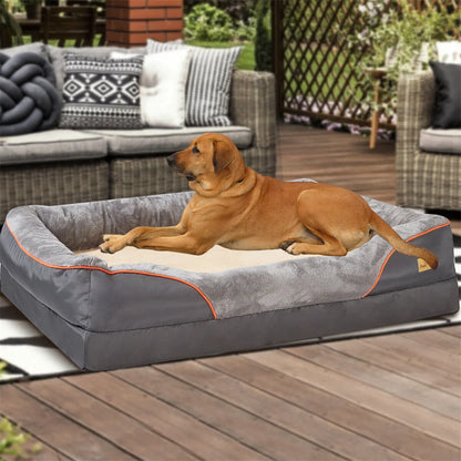 CloudComfort™ Jumbo Orthopedic Dog Sofa | Professional Joint Support for Large Breeds