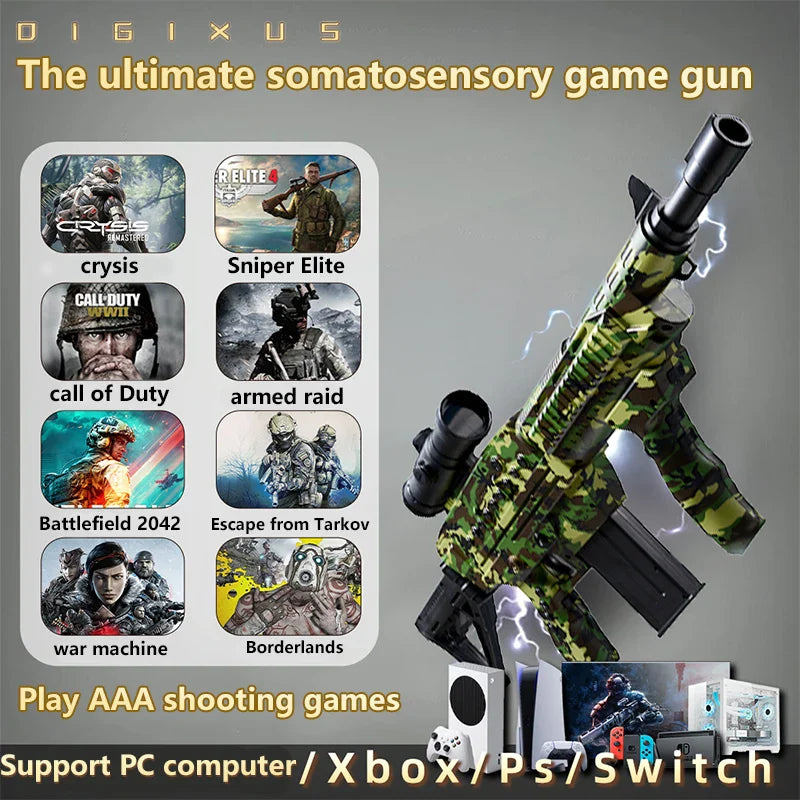 SomatoSensory Video Game Controller with Scope: Multi-Platform Motion Aiming