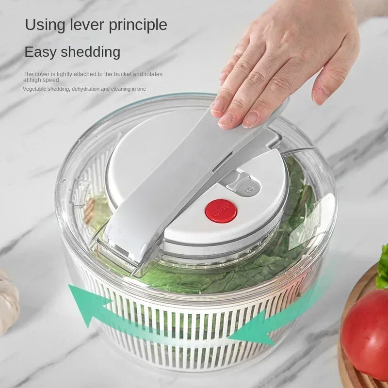 3L Multifunctional Salad Spinner – The All-in-One Freshness Station — View 4
