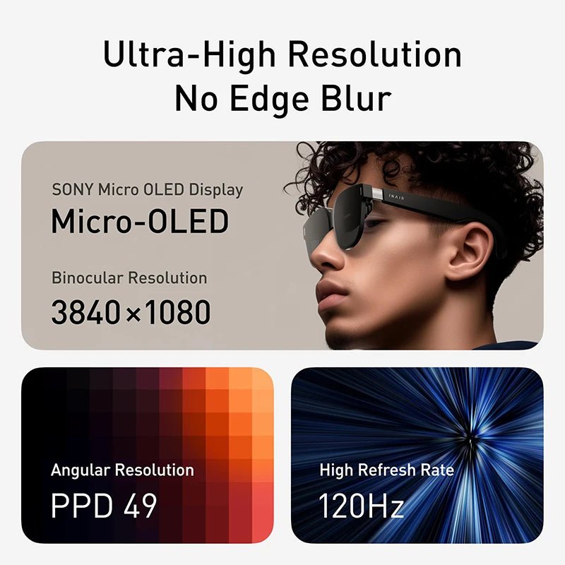 INAIR 2 PRO AI Smart AR Glasses 135" 120Hz Reality Virtual Switch Multi-... — View 6