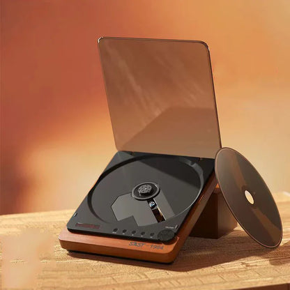 RetroTune HiFi Bluetooth CD Player: Portable Home HIFI Retro CD Player