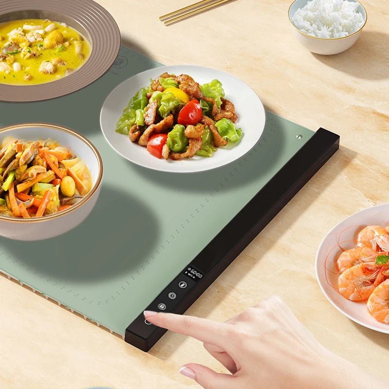 Silicone Heating Mat for Food Warming Trays | Rollable Party Buffet Warmer - GiftWave.co