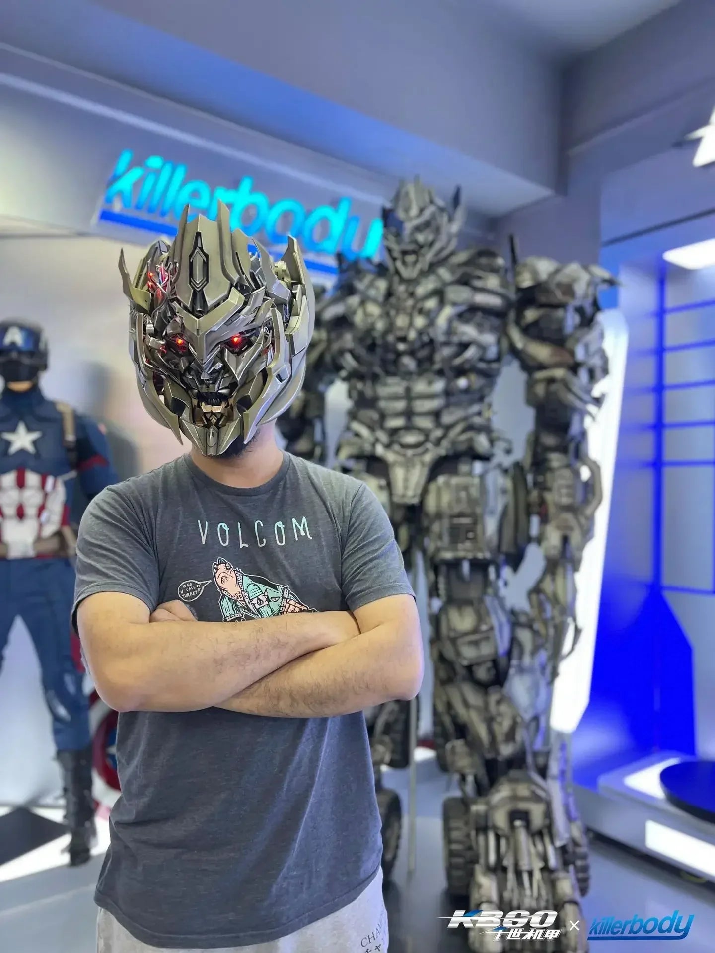 Megatron Bumblebee Transformers Voice Control Cosplay Helmet - Best Wearable Collectible