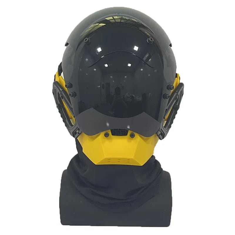 Cyberpunk Mask: Robocop-Style Futuristic Standard Model for Cosplay & Pa... — View 6