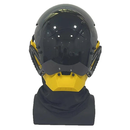 Cyberpunk Mask: Robocop-Style Futuristic Standard Model for Cosplay & Pa... — View 6