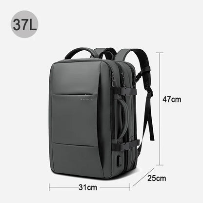 BANGE Travel Backpack Men Business Expandable Large Capacity Laptop Wate... — View 17