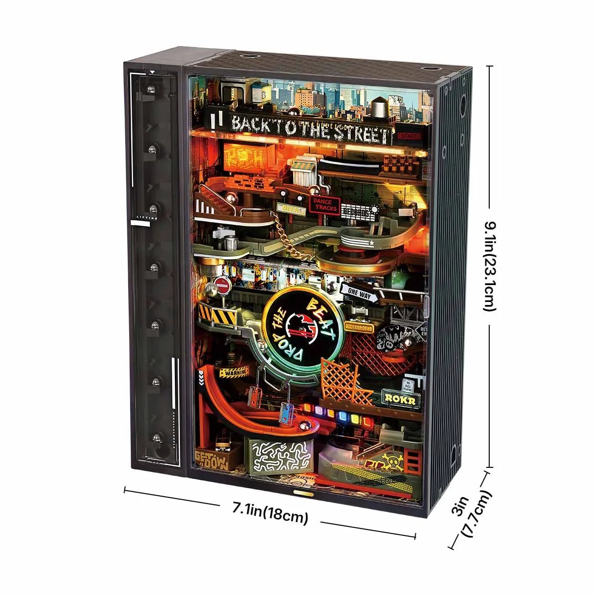 Robotime ROKR Marble Run Model Kit MR03S Hip-Hop Street Gaming Desk Deco... — View 7