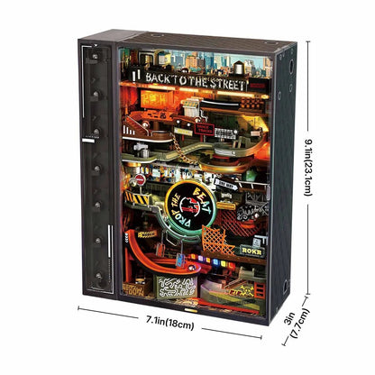 Robotime ROKR Marble Run Model Kit MR03S Hip-Hop Street Gaming Desk Deco... — View 7
