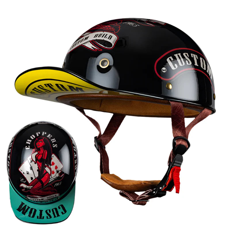 Motorcycle Helmet - Electric Vehicle Skateboard Riding Helmet