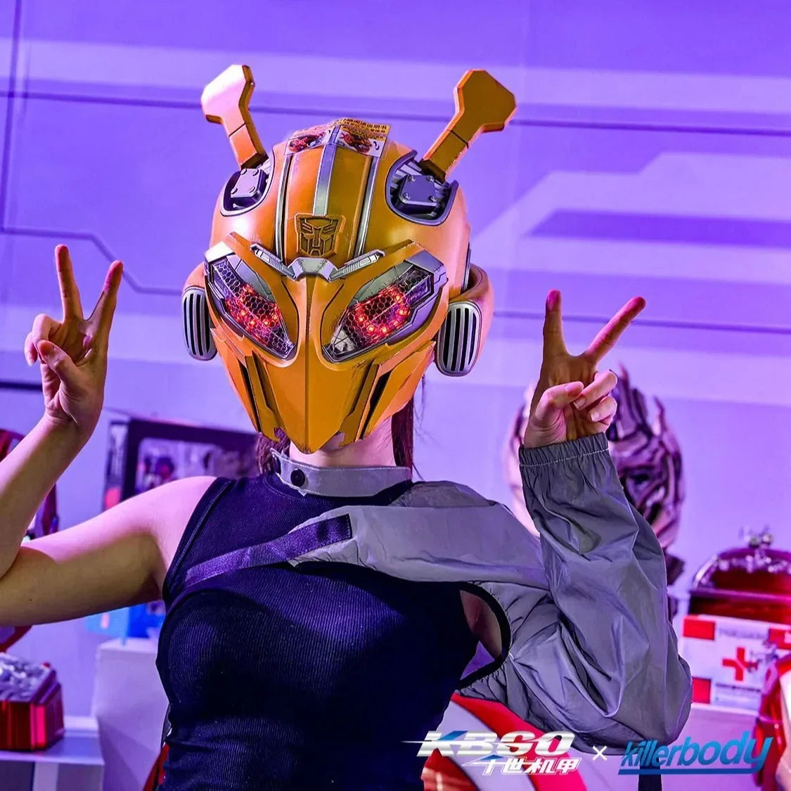 Megatron Bumblebee Transformers Voice Control Cosplay Helmet - Best Wearable Collectible