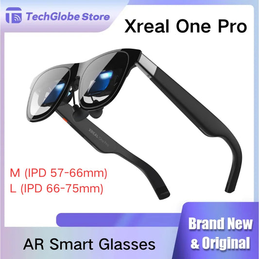 XREAL One Pro AR Glasses X1 Chip 57° FOV 171" 120Hz 700 Nits Real 3D Bose Audio iPhone Mac PC Steam