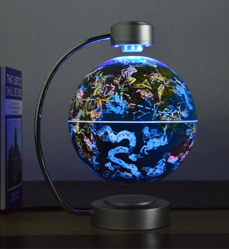 Levitating Globe 8" LED Luminous Floating World Map Globe Gift for Men Home Office - GiftWave.co