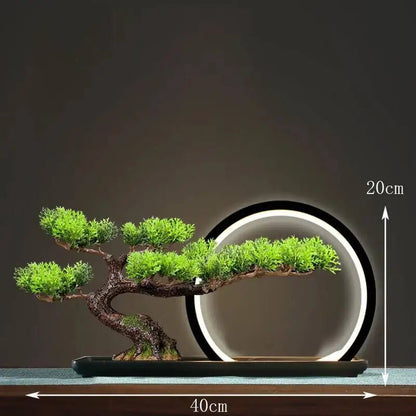 Luminous LED Artificial Bonsai Tree – Smart Interior Landscape & Living Room Decor - GiftWave.co