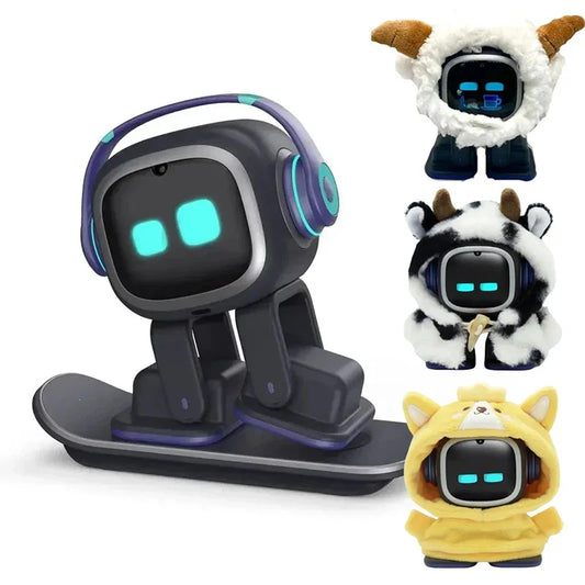 Emo Intelligent Robot Pet Clothes: AI Sound Player & Electronic Desktop Companion Accessories