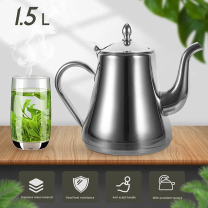 Precision Gooseneck Teapot – 2026 Brewing Specialist - 1.5L Induction Compatible - GiftWave.co