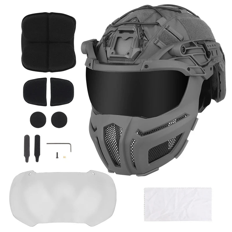 IronStrike FAST Tactical Helmet | High-Impact Airsoft & Wargame Headgear — View 7