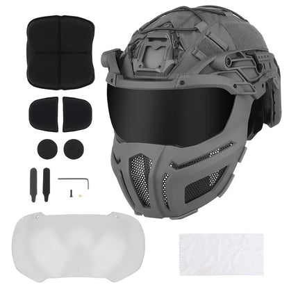 IronStrike FAST Tactical Helmet | High-Impact Airsoft & Wargame Headgear — View 7