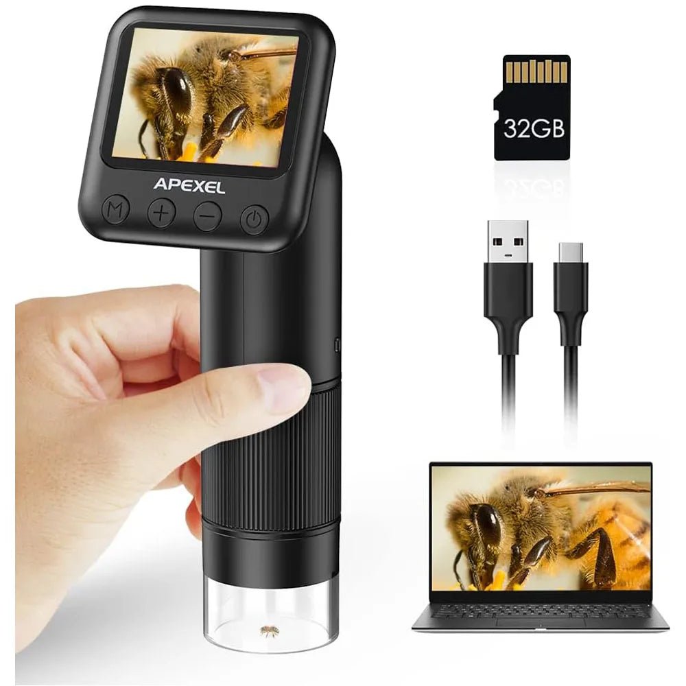 Premium Handheld 800X HD Digital Microscope with 2 Inch LCD Screen - GiftWave.co