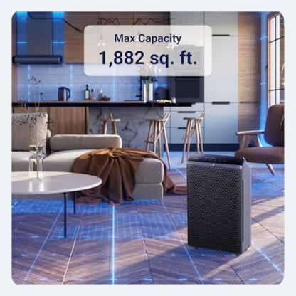 HEPA Air Purifier Large Room 1882Ft² Carbon Filter Air Quality Monitor A... — View 4