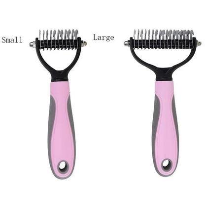 Professional 2 - Sided Pet Grooming Brush – The Ultimate 2 - in - 1 Undercoat Solution - GiftWave.co