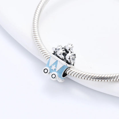 Miniso x Peanuts™ 925 Sterling Silver Snoopy Charm | Popcorn & Watermelon Edition