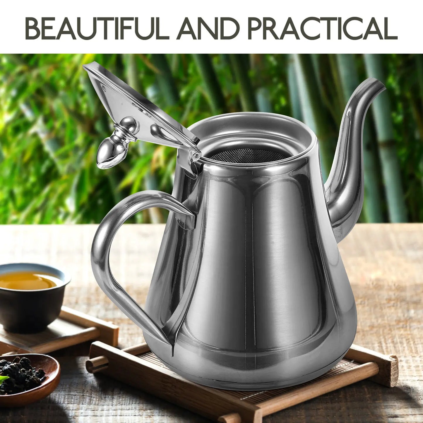 Precision Gooseneck Teapot – 2026 Brewing Specialist - 1.5L Induction Compatible - GiftWave.co