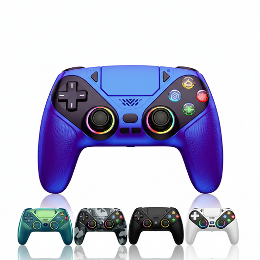 Wireless PS5 Controller – Hall Effect Triggers & Joysticks, RGB Lighting, Turbo, Programmable Buttons, PS5/PC