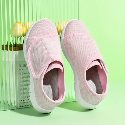Women's Breathable Wide-Toe Walking Sneakers – Lightweight Non-Slip Cushioned Casual Shoes