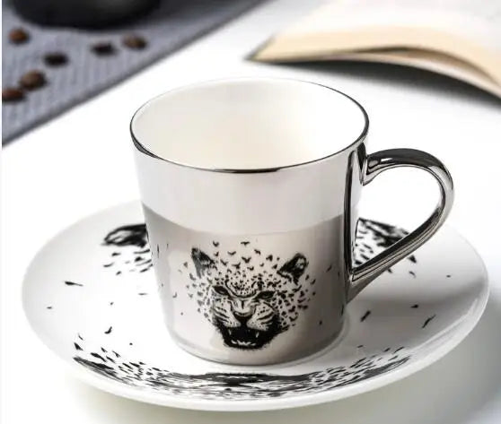 Luycho Anamorphic Mirror Reflection Cup | Locomotion Series Coffee & Tea Set
