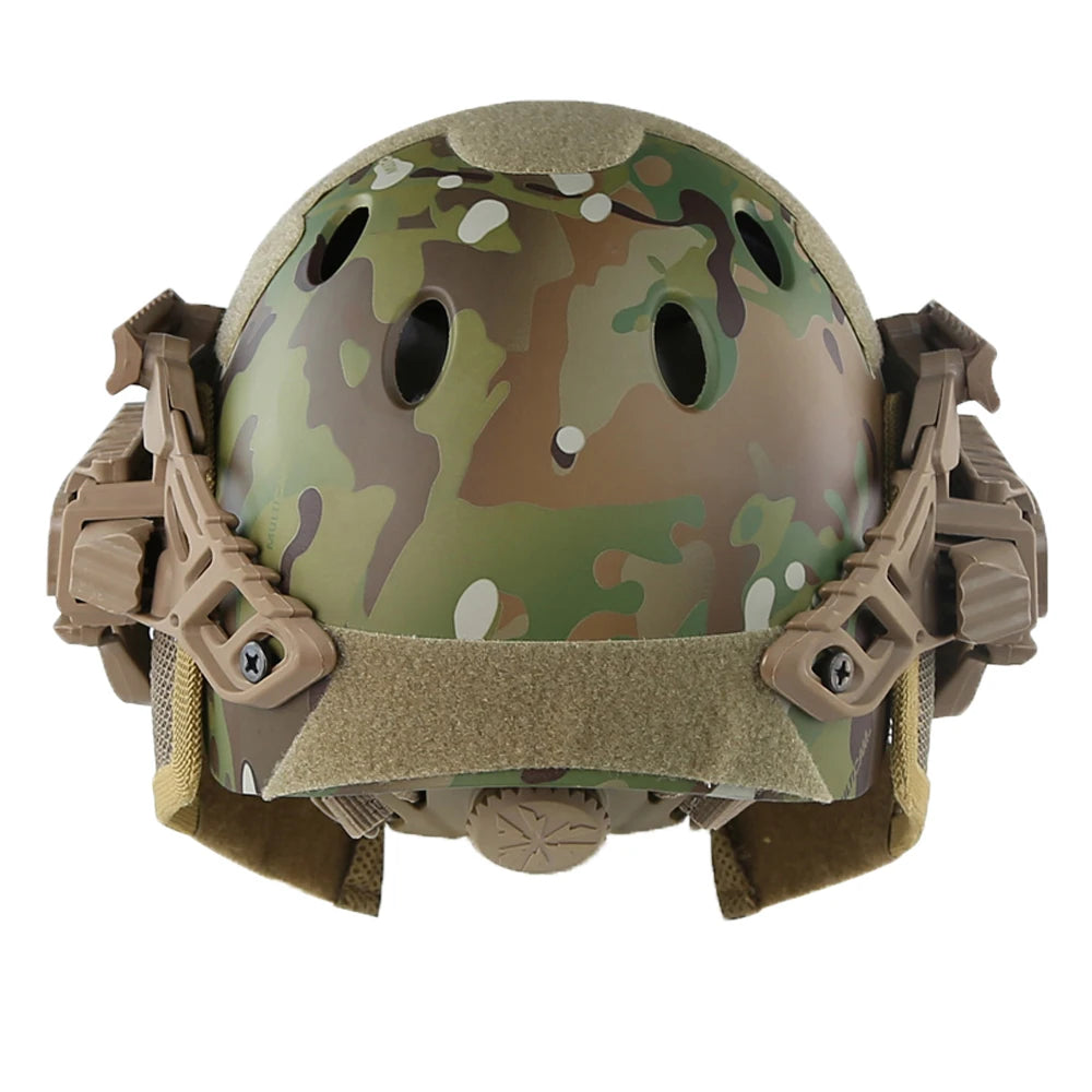 IronGuard™ Full-Protection Tactical Helmet | Integrated Steel Mesh System