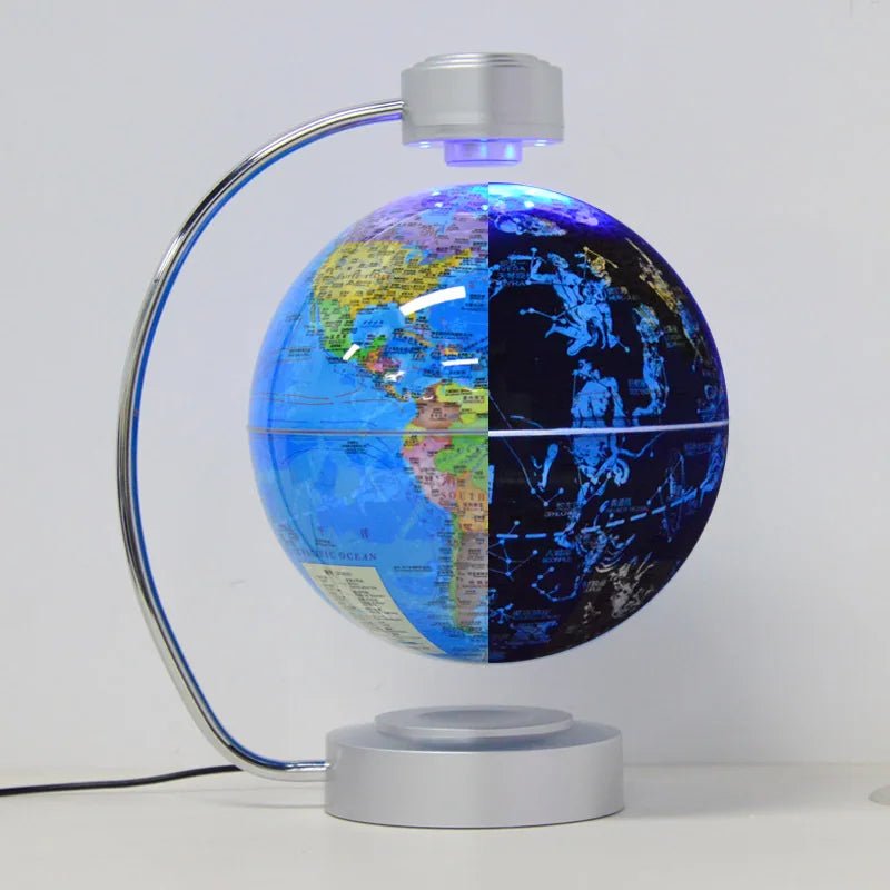Levitating Globe 8" LED Luminous Floating World Map Globe Gift for Men Home Office - GiftWave.co