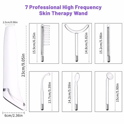 6-in-1 Facial Glow Wand – Touch Panel Argon & Neon Fusion Beauty Device — View 6