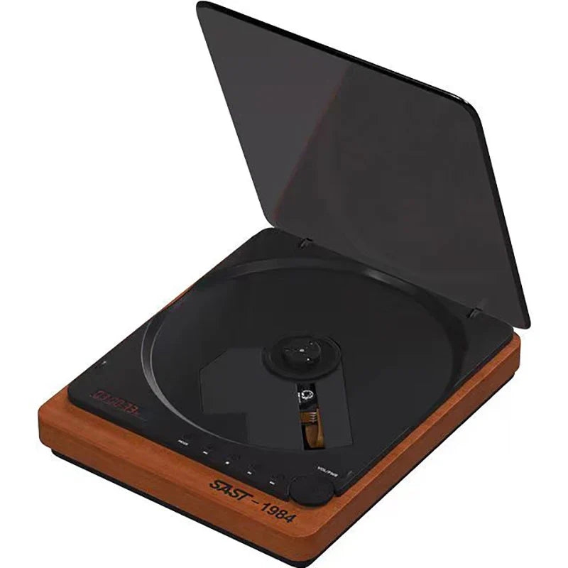 RetroTune HiFi Bluetooth CD Player: Portable Home HIFI Retro CD Player