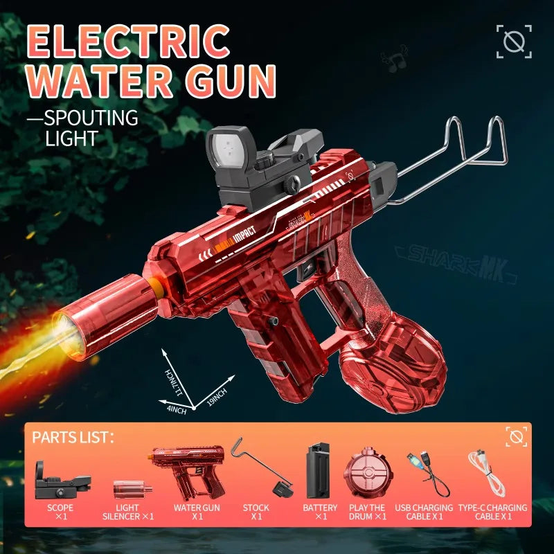 High-Pressure Electric Water Gun: Automatic Summer Fun Toy
